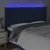 Produktbild 4 för Sänggavel LED blå 183x16x118/128 cm tyg