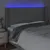 Produktbild 4 för Huvudgavel LED ljusgrå 203x16x118/128 cm tyg
