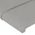 Produktbild 5 för Huvudgavel LED ljusgrå 203x16x118/128 cm tyg