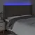 Produktbild 4 för Sänggavel LED taupe 203x16x118/128 cm tyg
