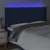 Produktbild 4 för Sänggavel LED blå 203x16x118/128 cm tyg