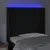 Produktbild 4 för Sänggavel LED svart 93x16x118/128 cm sammet