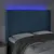 Produktbild 4 för Sänggavel LED blå 147x16x118/128 cm sammet