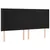 Produktbild 3 för Sänggavel LED svart 163x16x118/128 cm sammet