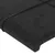 Produktbild 5 för Sänggavel LED svart 163x16x118/128 cm sammet