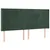 Produktbild 3 för Sänggavel LED grön 163x16x118/128 cm tsammetyg