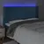 Produktbild 4 för Sänggavel LED blå 163x16x118/128 cm sammet