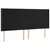 Produktbild 3 för Sänggavel LED svart 183x16x118/128 cm sammet
