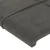 Produktbild 5 för Sänggavel LED mörkgrå 203x16x118/128 cm sammet