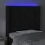 Produktbild 4 för Huvudgavel LED svart 93x16x118/128 cm konstläder