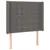 Produktbild 3 för Sänggavel LED grå 103x16x118/128 cm konstläder
