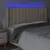 Produktbild 4 för Sänggavel LED cappuccino 147x16x118/128 cm konstläder