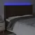 Produktbild 4 för Sänggavel LED brun 163x16x118/128 cm konstläder