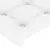 Produktbild 5 för Sänggavel LED vit 203x16x118/128 cm konstläder