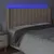Produktbild 4 för Sänggavel LED cappuccino 203x16x118/128 cm konstläder