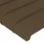 Produktbild 5 för Sänggavel LED mörkbrun 83x16x118/128 cm tyg