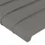 Produktbild 5 för Sänggavel LED mörkgrå 103x16x118/128 cm tyg