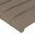 Produktbild 5 för Sänggavel LED taupe 103x16x118/128 cm tyg