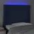Produktbild 4 för Sänggavel LED blå 103x16x118/128 cm tyg