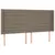Produktbild 3 för Sänggavel LED taupe 163x16x118/128 cm tyg