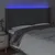 Produktbild 4 för Sänggavel LED mörkgrå 183x16x118/128 cm tyg