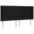 Produktbild 3 för Sänggavel LED svart 183x16x118/128 cm tyg
