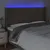 Produktbild 4 för Sänggavel LED taupe 183x16x118/128 cm tyg