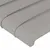Produktbild 5 för Sänggavel LED ljusgrå 203x16x118/128 cm tyg