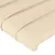 Produktbild 5 för Sänggavel LED gräddvit 203x16x118/128 cm tyg