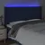 Produktbild 4 för Sänggavel LED blå 203x16x118/128 cm tyg
