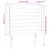 Produktbild 6 för Sänggavel LED rosa 93x16x118/128 cm sammet