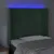 Produktbild 4 för Sänggavel LED mörkgrön 103x16x118/128 cm sammet