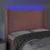 Produktbild 4 för Huvudgavel LED rosa 147x16x118/128 cm sammet