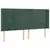 Produktbild 3 för Sänggavel LED grön 163x16x118/128 cm tsammetyg