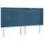 Produktbild 3 för Sänggavel LED blå 163x16x118/128 cm sammet