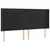 Produktbild 3 för Sänggavel LED svart 183x16x118/128 cm sammet