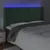 Produktbild 4 för Sänggavel LED mörkgrön 183x16x118/128 cm sammet