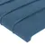 Produktbild 6 för Sänggavel LED mörkblå 203x16x118/128 cm sammet