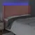 Produktbild 4 för Sänggavel LED rosa 203x16x118/128 cm sammet