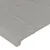 Produktbild 5 för Sänggavel LED ljusgrå 93x16x118/128 cm tyg