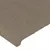 Produktbild 5 för Sänggavel LED taupe 93x16x118/128 cm tyg