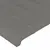 Produktbild 5 för Sänggavel LED mörkgrå 103x16x118/128 cm tyg