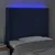 Produktbild 4 för Sänggavel LED blå 103x16x118/128 cm tyg