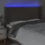 Produktbild 4 för Sänggavel LED taupe 163x16x118/128 cm tyg