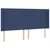 Produktbild 3 för Sänggavel LED blå 183x16x118/128 cm tyg