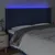 Produktbild 4 för Sänggavel LED blå 183x16x118/128 cm tyg