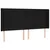 Produktbild 3 för Sänggavel LED svart 203x16x118/128 cm tyg