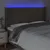 Produktbild 4 för Sänggavel LED taupe 203x16x118/128 cm tyg