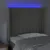 Produktbild 4 för Huvudgavel LED ljusgrå 83x16x118/128 cm sammet