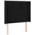Produktbild 3 för Sänggavel LED svart 93x16x118/128 cm sammet